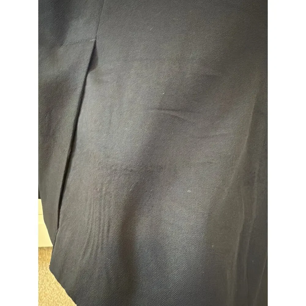 J Crew Navy Blue Blazer Men's 42 Long 100% Wool Sportcoat Old Money Luxury Prep